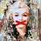 01_Norma Jeane, decollage, dripping, bitume, calce, combustioni, spray su tela, 100x80, 2022