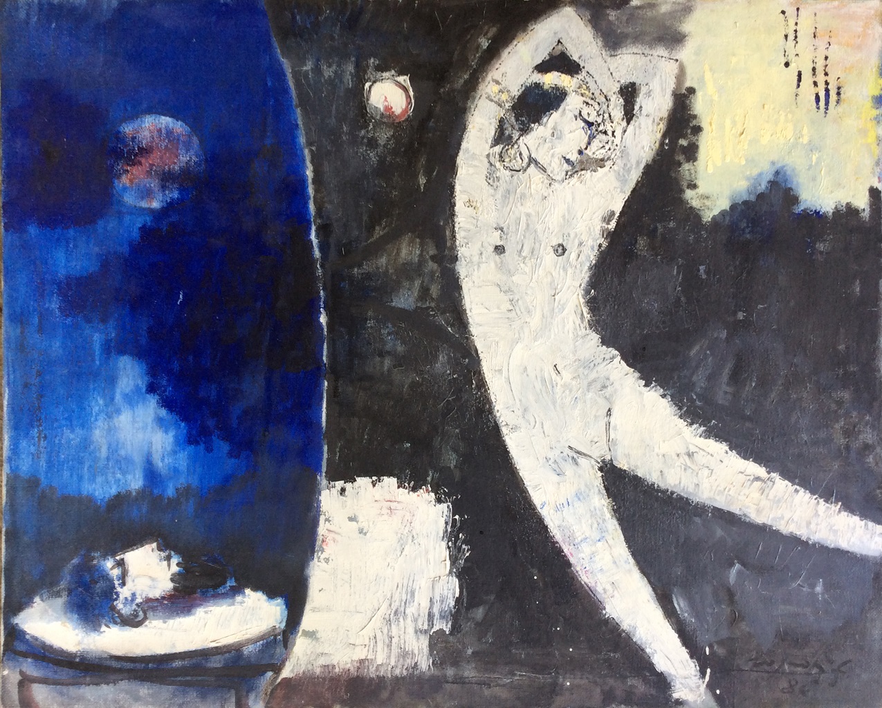 1 Franco Rognoni; Salomè, 1984. Olio su tela, cm 81x100