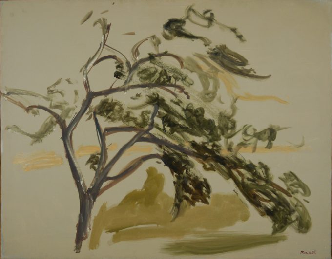 124 melo selvatico Olio su Tela 80x100 1991s