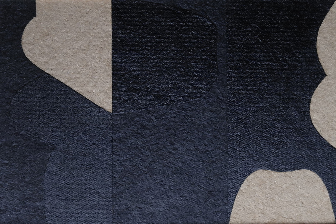 ALBERTO BURRI, CELLOTEX, 1990, cellotex, acrilico e colla vinilica, cm 25x37,6