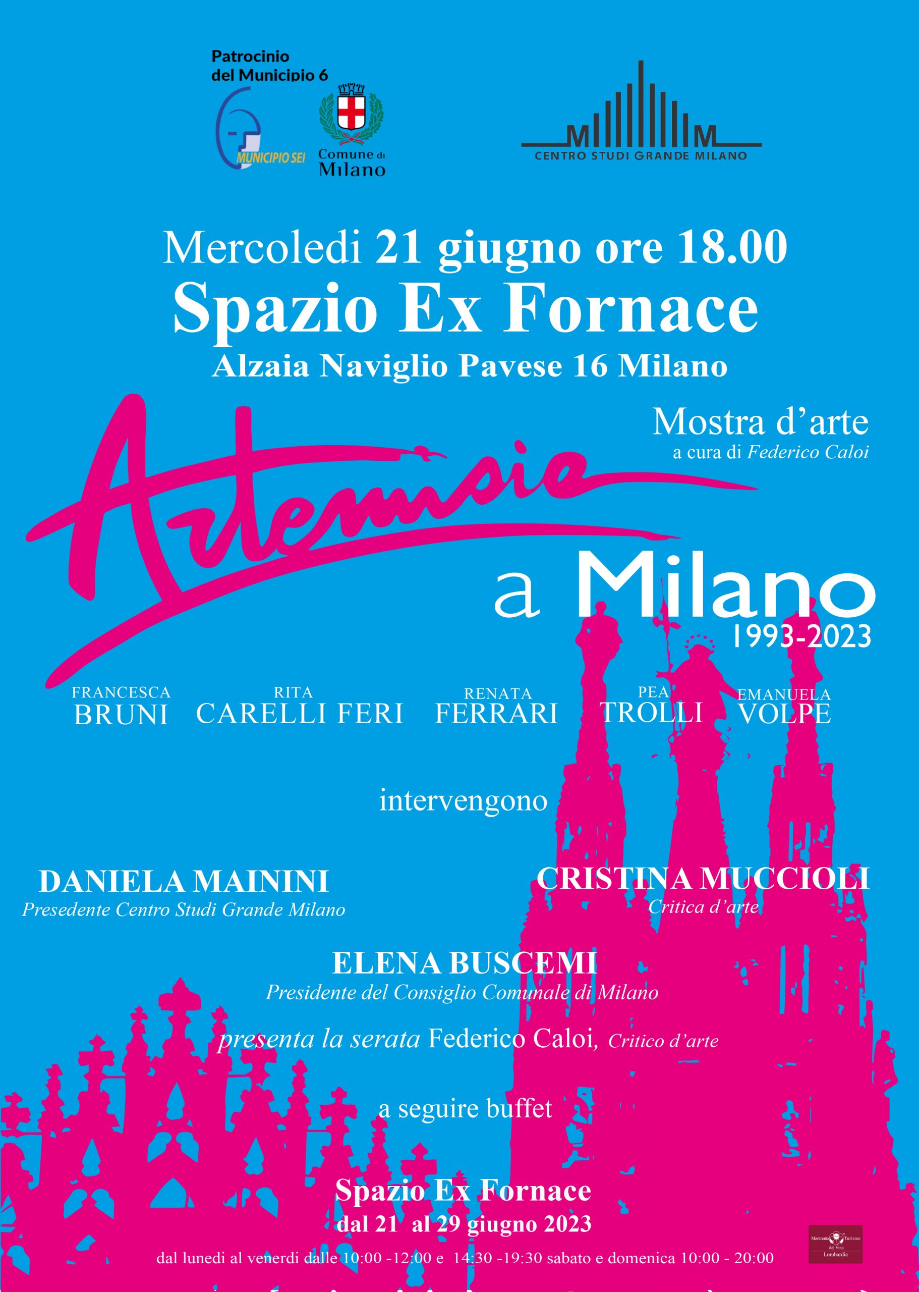 ARTEMISIA 30 anni a milanoLOCANDINA 7