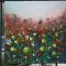 Affatato Michele - Campo fiorito, Acrilico su gran gallery (spatola), cm 40x40