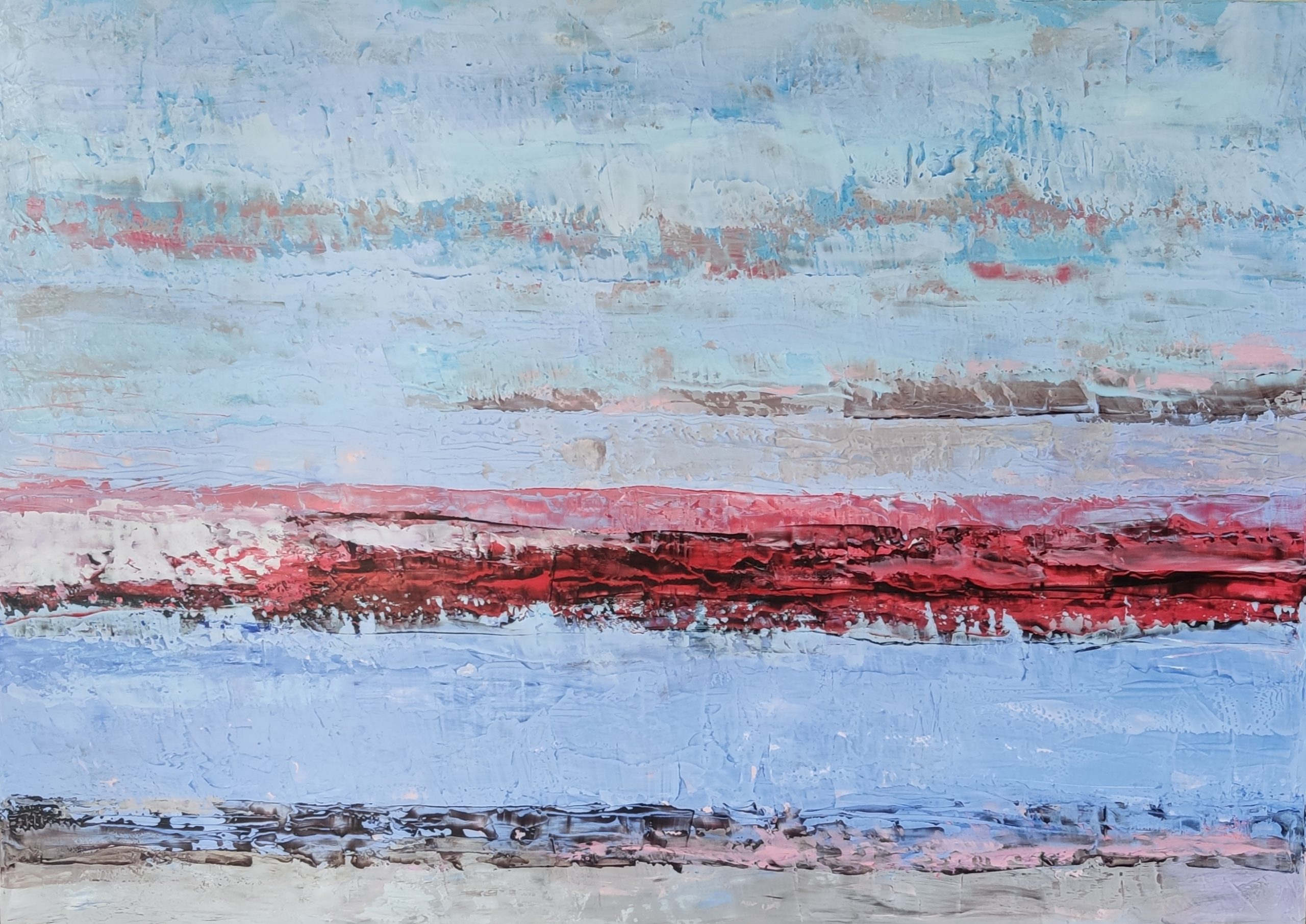 Alessandra Sanvito . Opera n. 20, 2019,tecnica mista su mdf cm 50x70.jpg