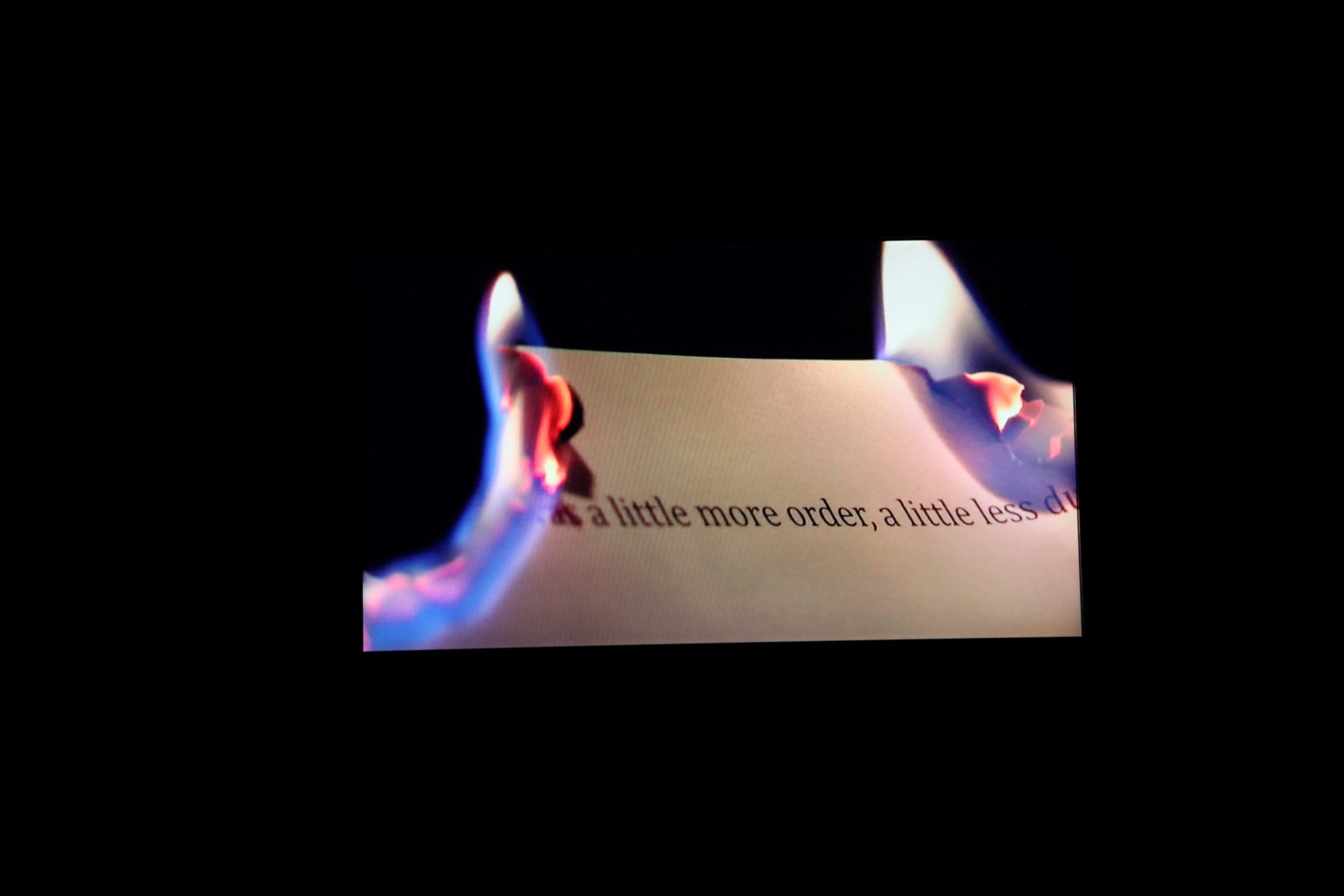 Ali Kazma, Written, 2011, Six channel HD video, endless loop (1)