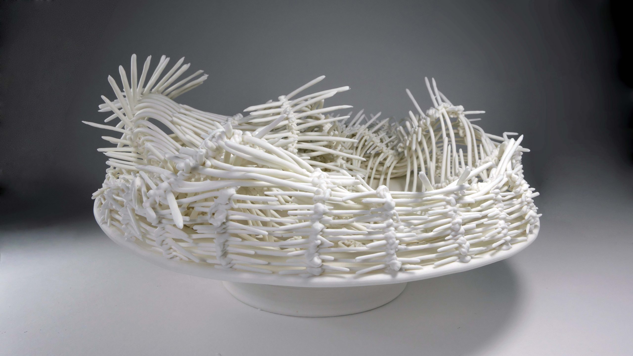 Anna e Paola Marinuzzi, White Step, 2024 porcellana