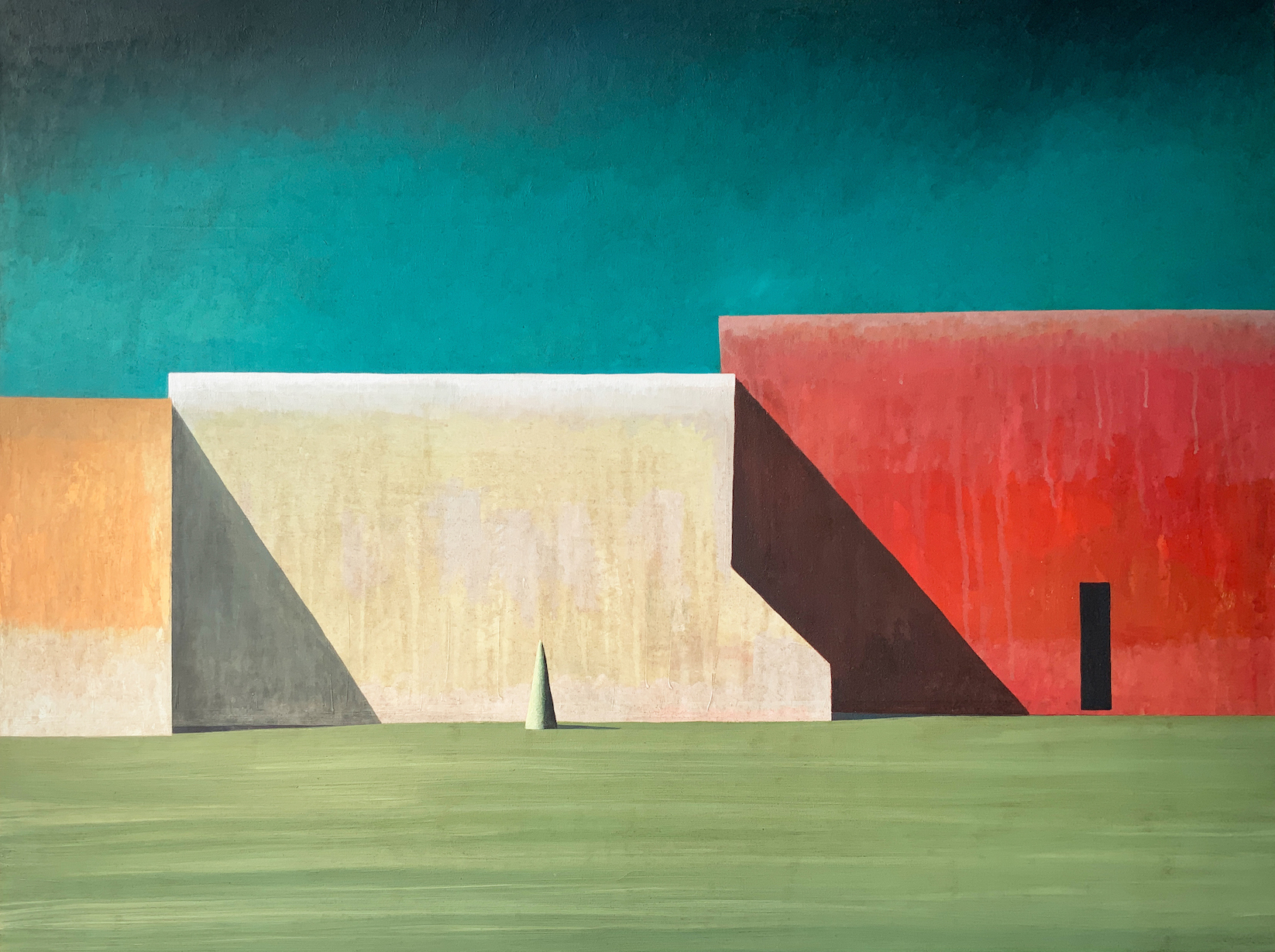 Antonia Jannone – Ramon Enrich, Modi-3, acrilico su tela, 120 X 90 cm, 2019