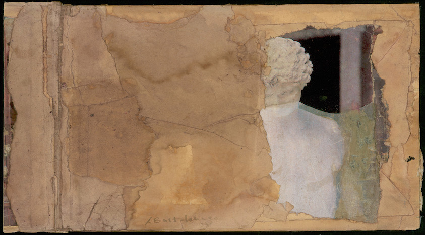 Archeologia della memoria - acquarello su carta e collage - 150x90 (2015)