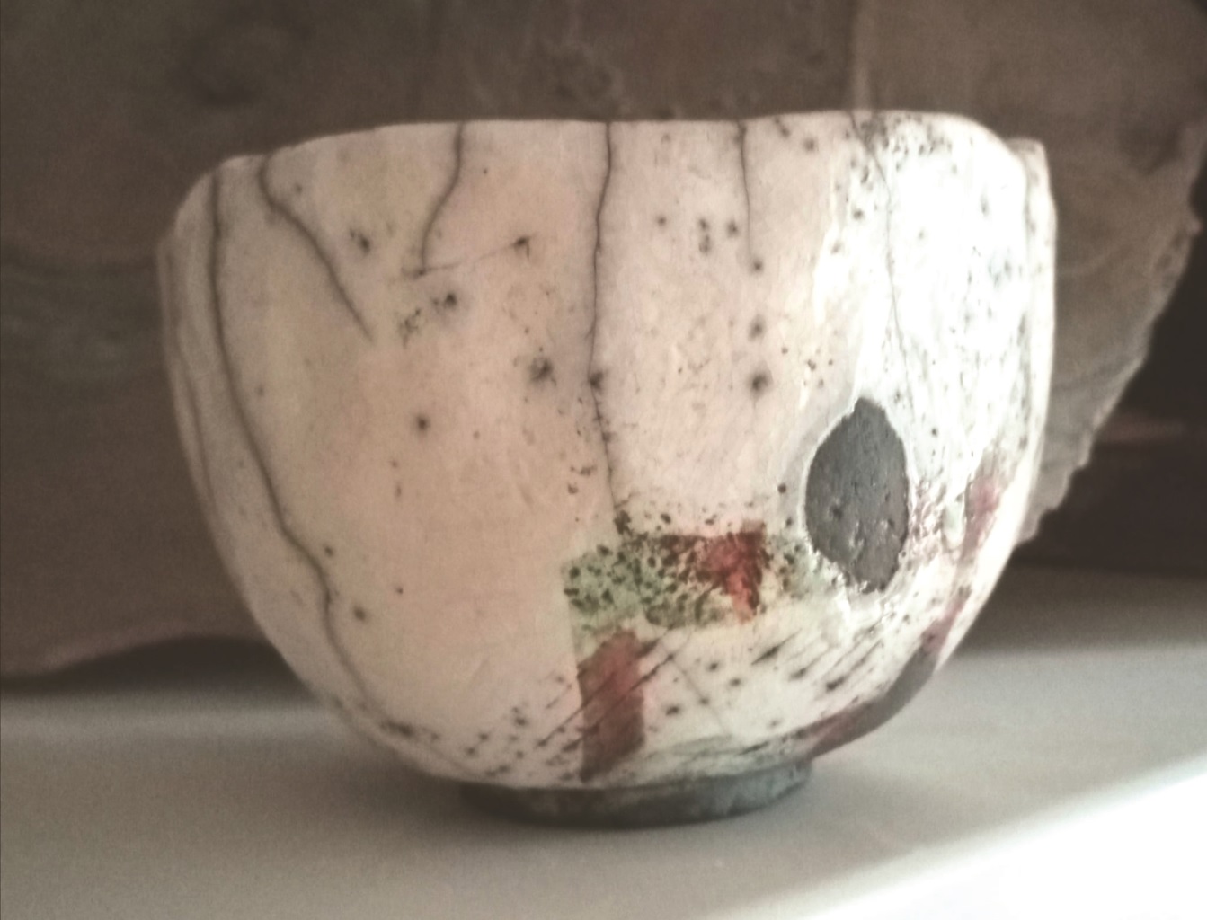 Armanda Verdirame, Ciotola raku, diametro cm 15, 2000