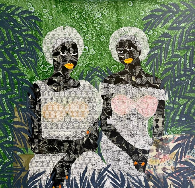 Bush cinls II, 2022, acrilyc on canvas, cm 148 x 148