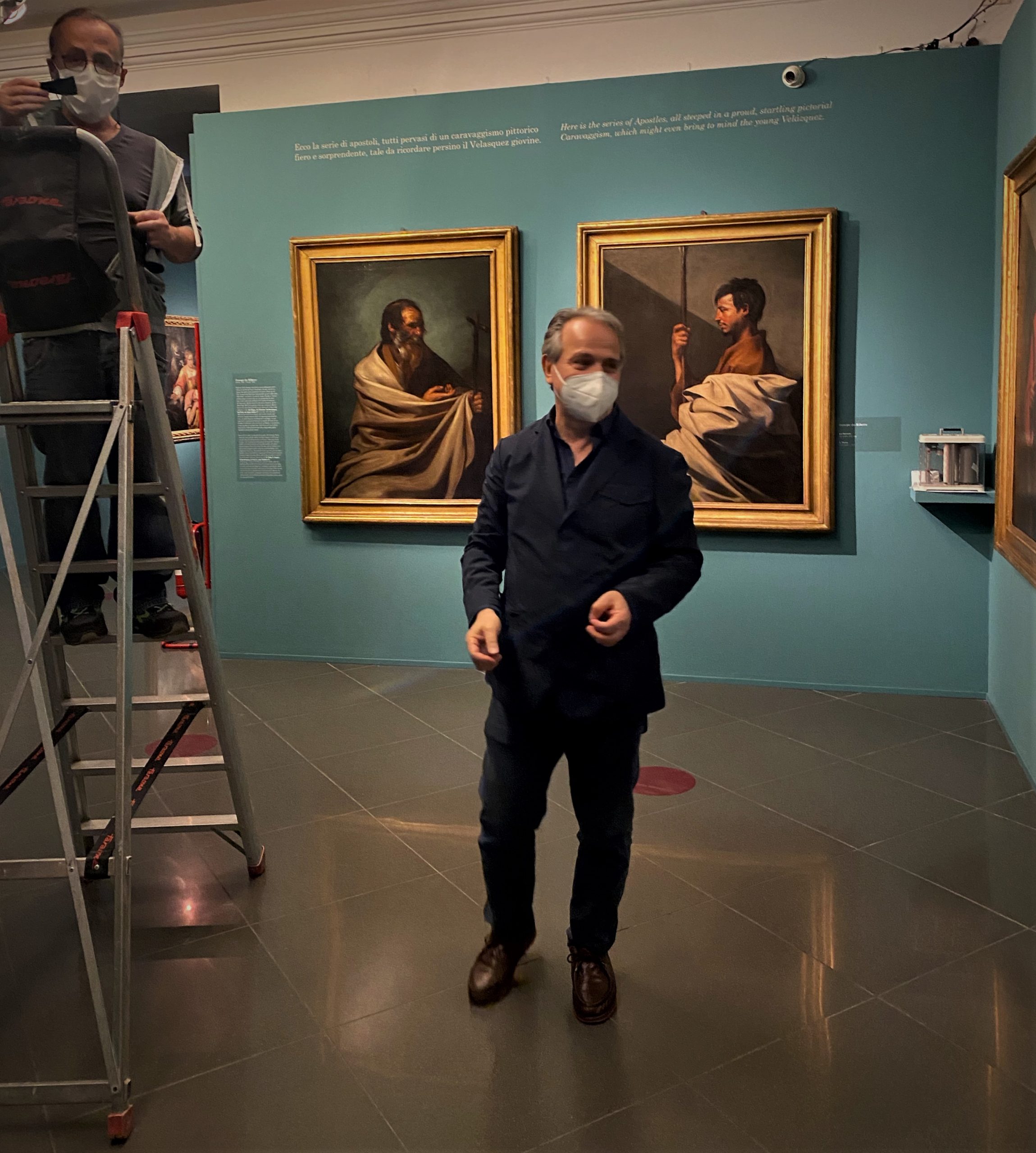 Francesco Murano e l'allestimento per Il tempo di Caravaggio