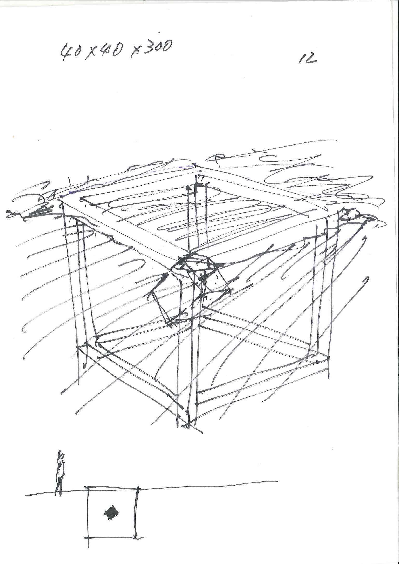 H. Nagasawa, Studio preparatorio per la realiazzione dell'opera di Nagasawa (Comune di Santa Sofia)
