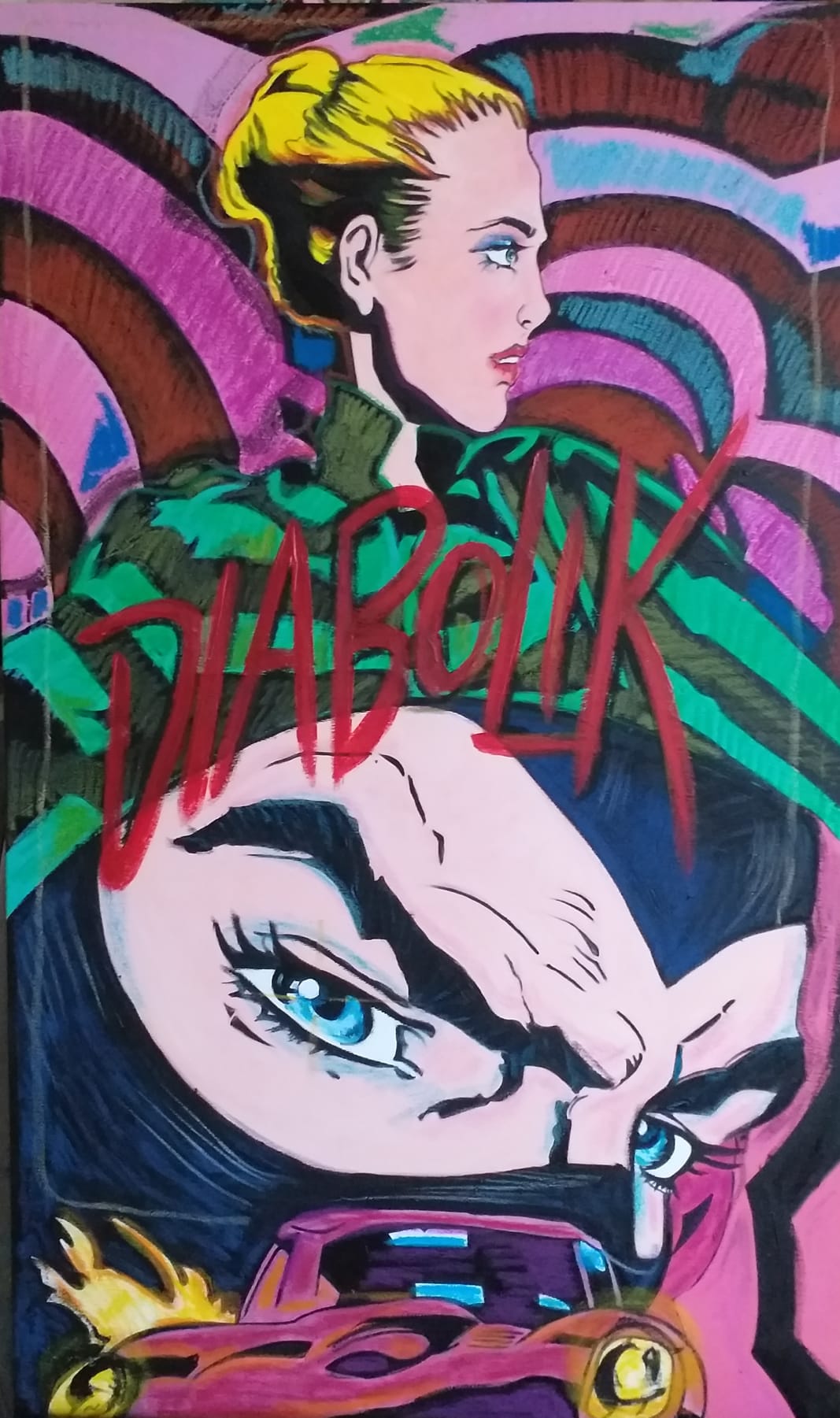 IMMAGINE MOSTRA“Il Corto, il Diaboliko e il Professore del Mistero” TAVOLA L. BACHIS