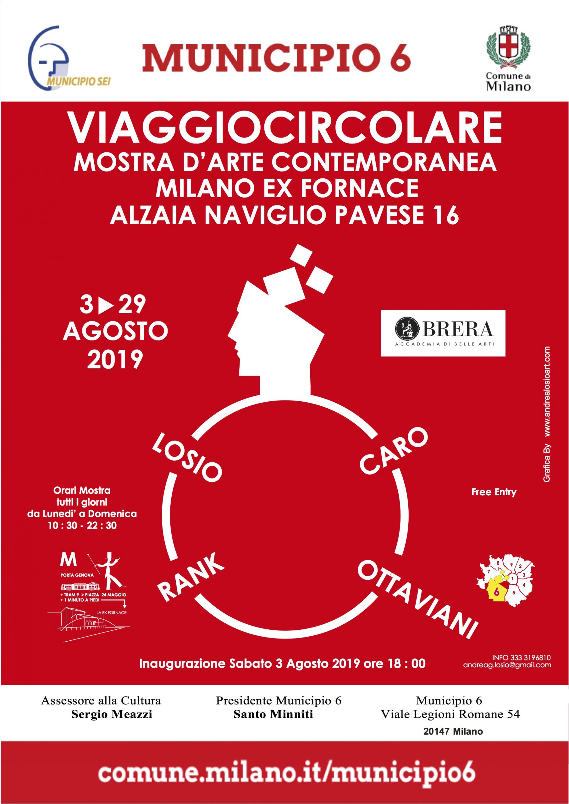 INVITO MANIFESTO MAIL MOSTRA VIAGGIO CIRCOLARE