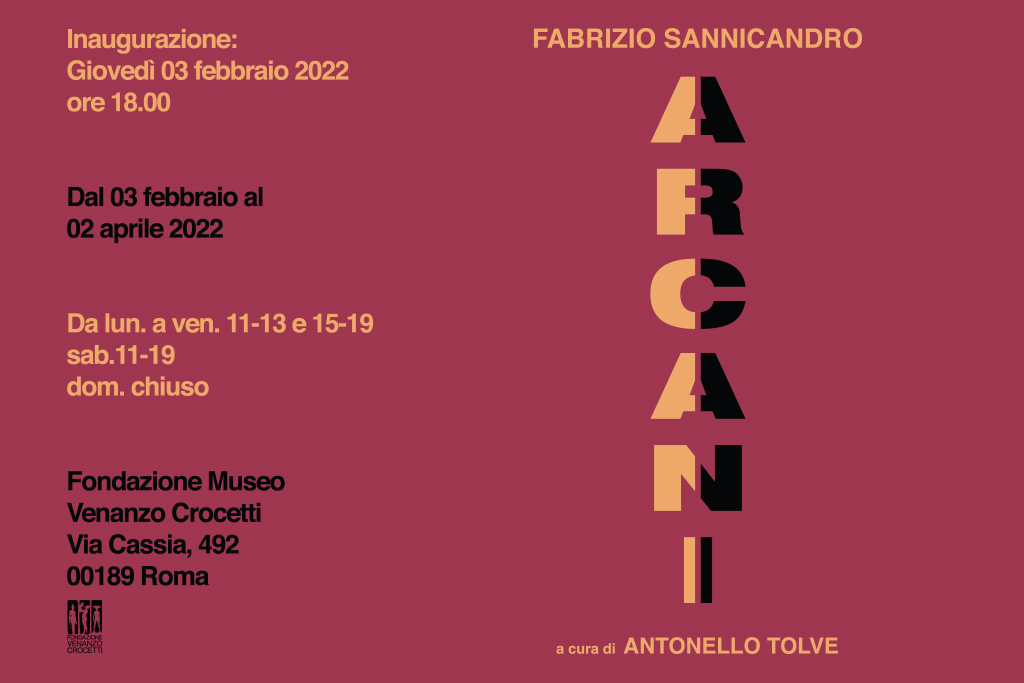 INVITO:IMM ARCANI_F.SANNICANDRO_Fond.Crocetti_ROMA