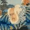 Ichikawa Ebizo nel ruolo del Traghettatore Jimbei a Kanagawa__ Stazione n. 4 della serie _Cinquantatre stazioni del Tokaido_ Hiroshige_ 1852