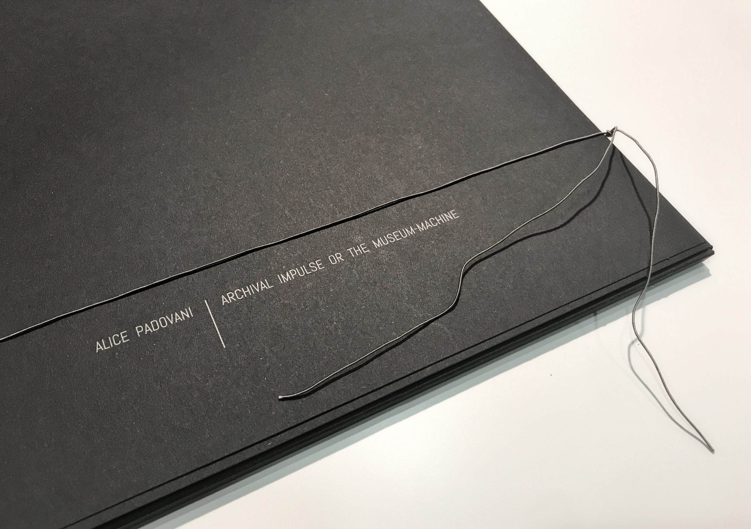 Il libro d'artista Alice Padovani, Archival Impulse or the Museum-Machine _1