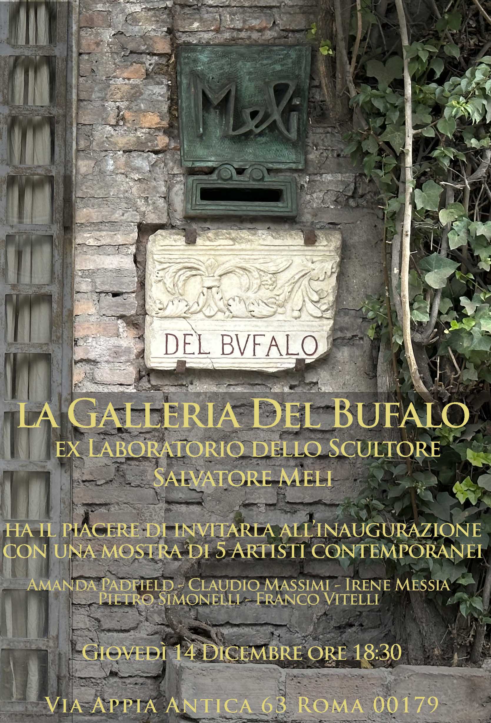 Invito Apertura GALLERIA DEL BUFALO