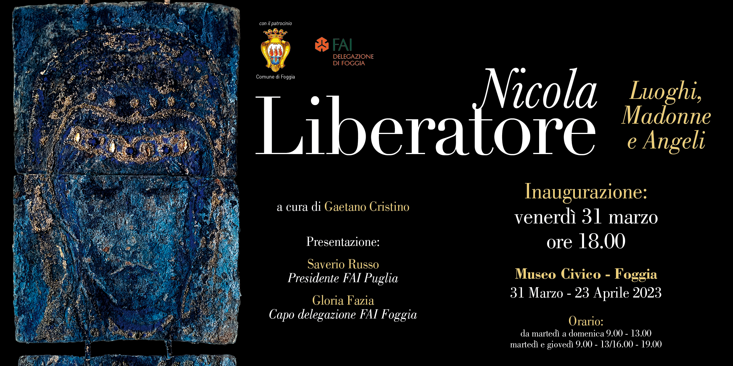 Invito Nicola Liberatore Luoghi, Madonne e Angeli - Copia