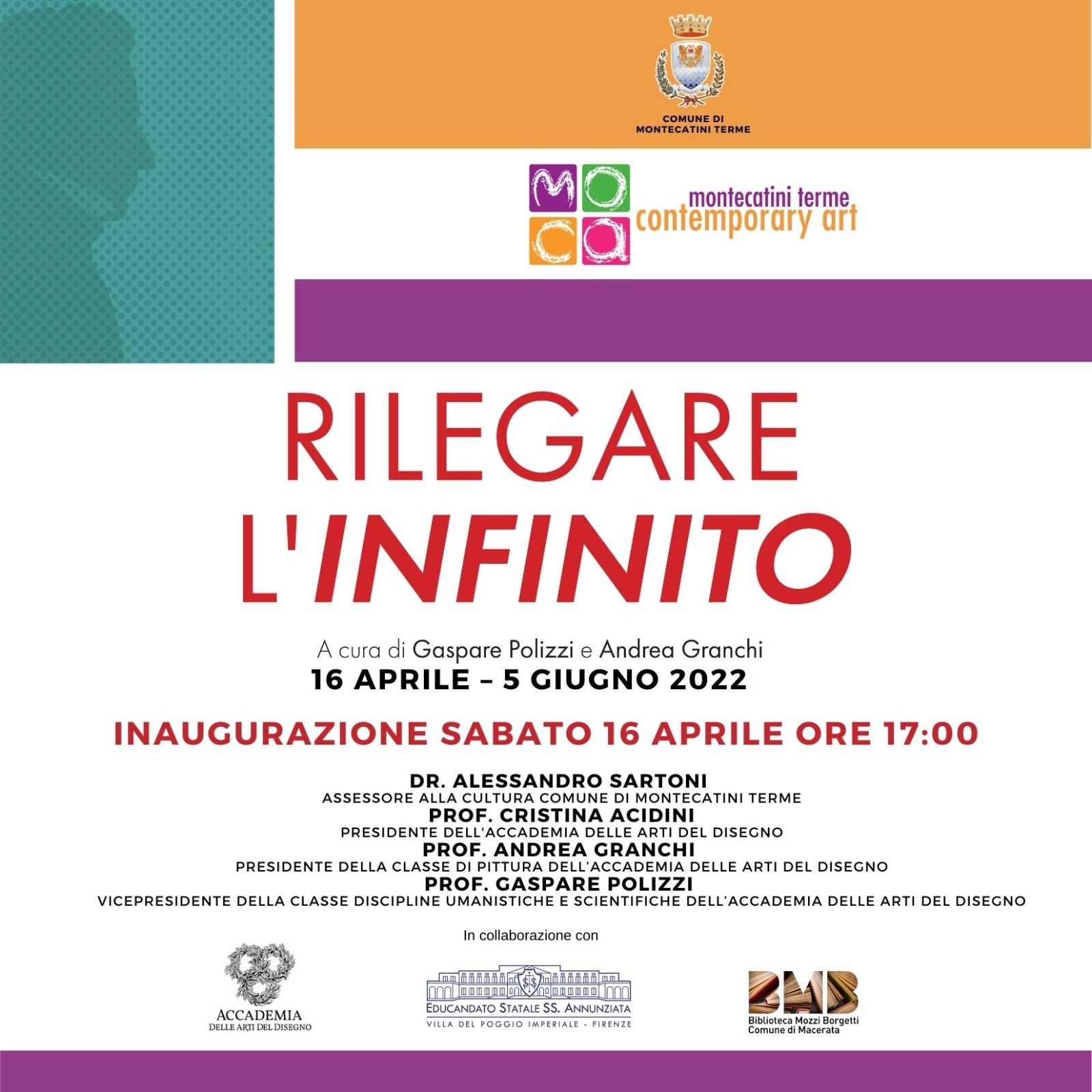 Invito Rilegare l'Infinito Mo.CA