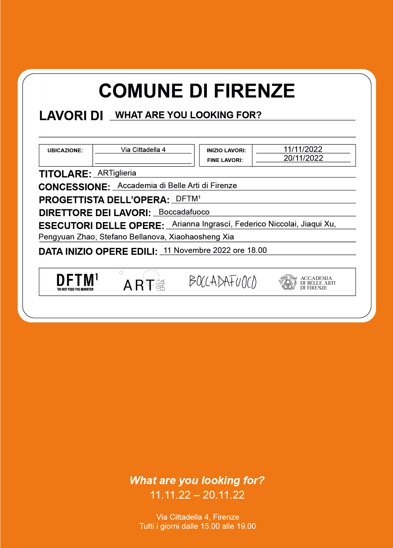 Invito What are you looking for