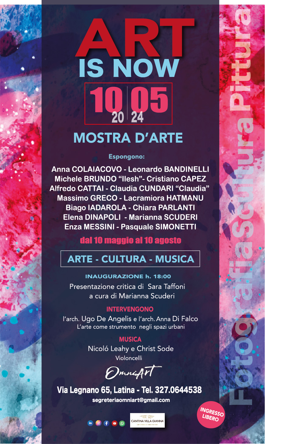 LOCANDINA ART IS NOW