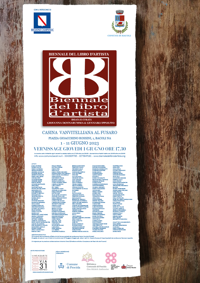 LOCANDINA BIENNALE DEL LIBRO D'ARTISTA