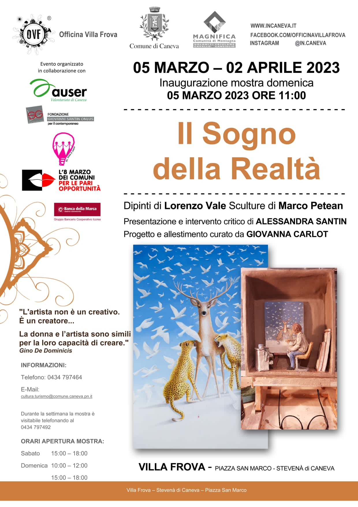 LOCANDINA IL SOGNO DELLA REALTA', Vale, Petean