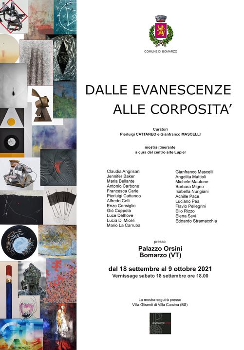 LOCANDINA MOSTRA Dalle Evanescenze alle Corposità