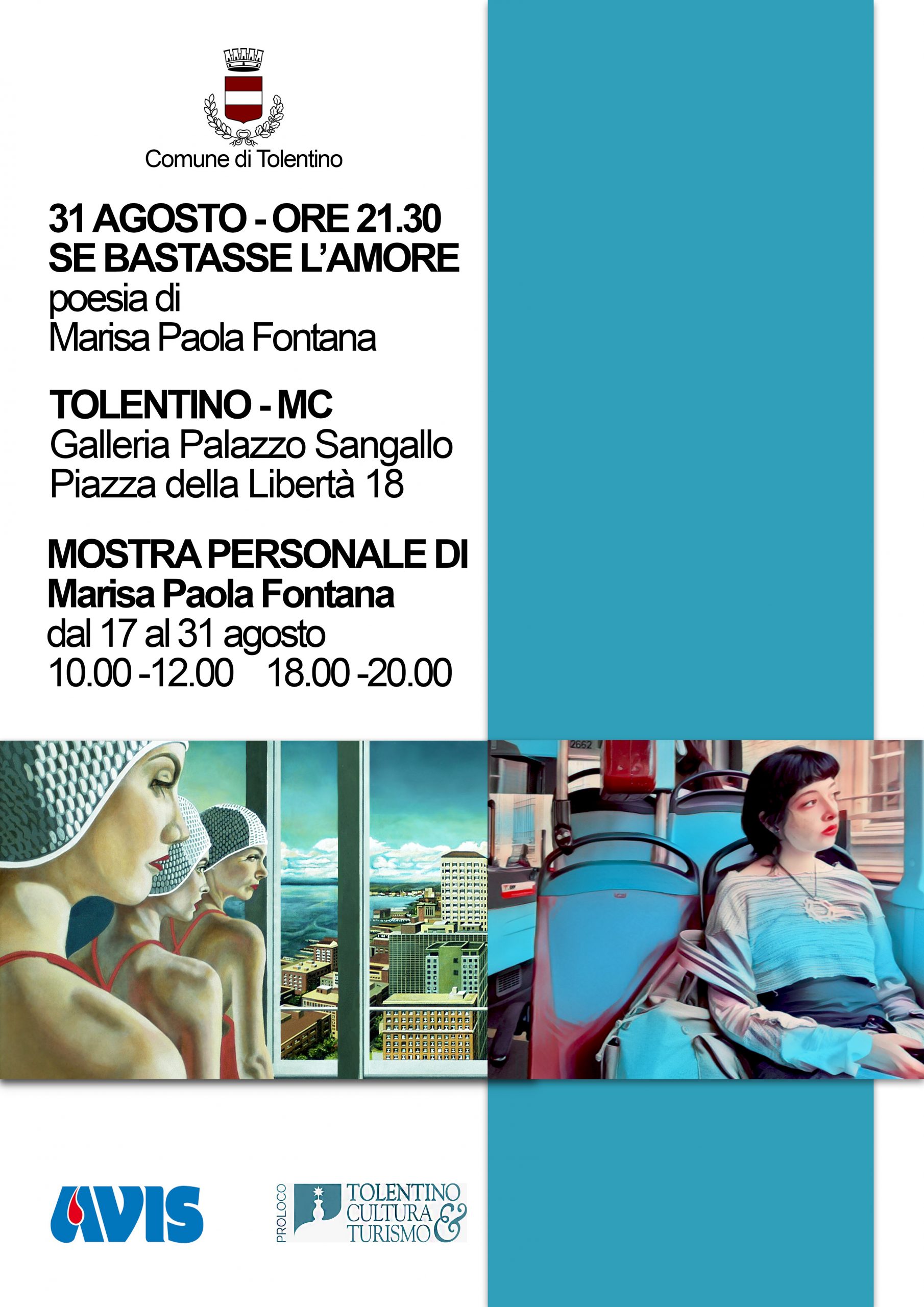 LOCANDINA PERSONALE MARISA PAOLA FONTANA