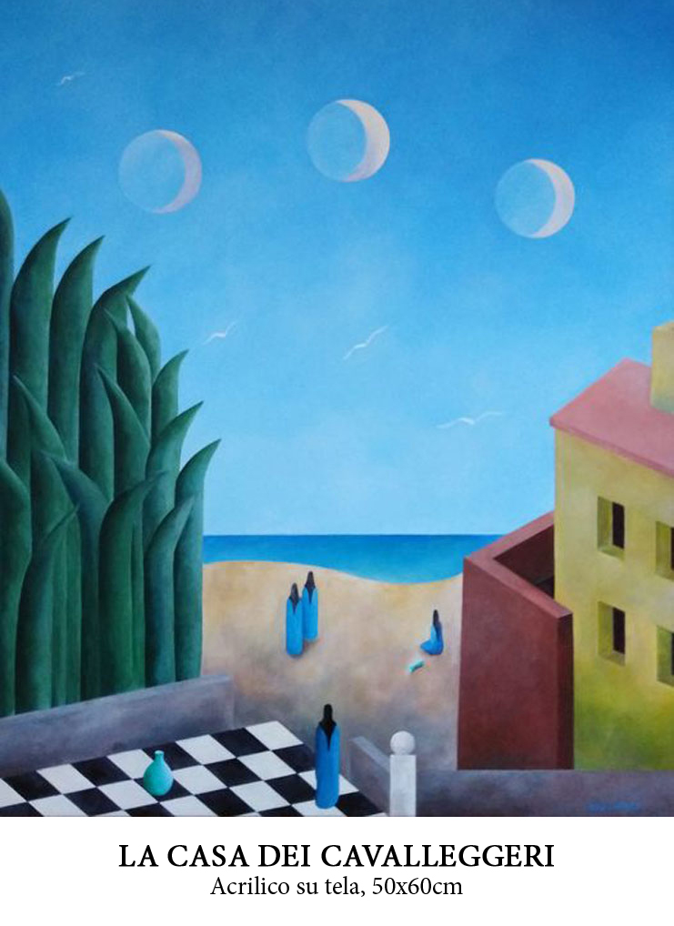 La casa dei Cavalleggeri Acrilico su tela 50x60