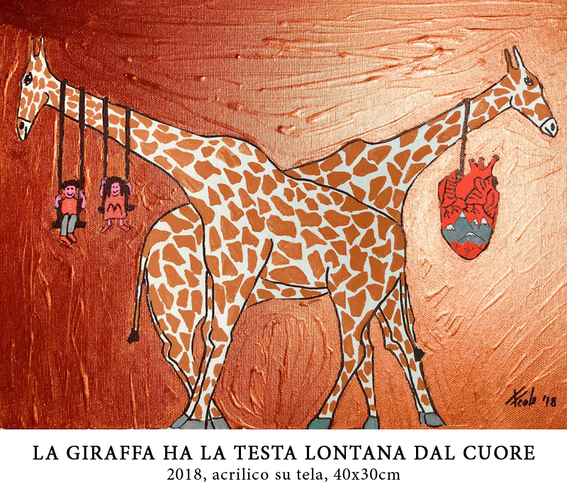 La giraffa ha la testa lontanta dal cuore 2018