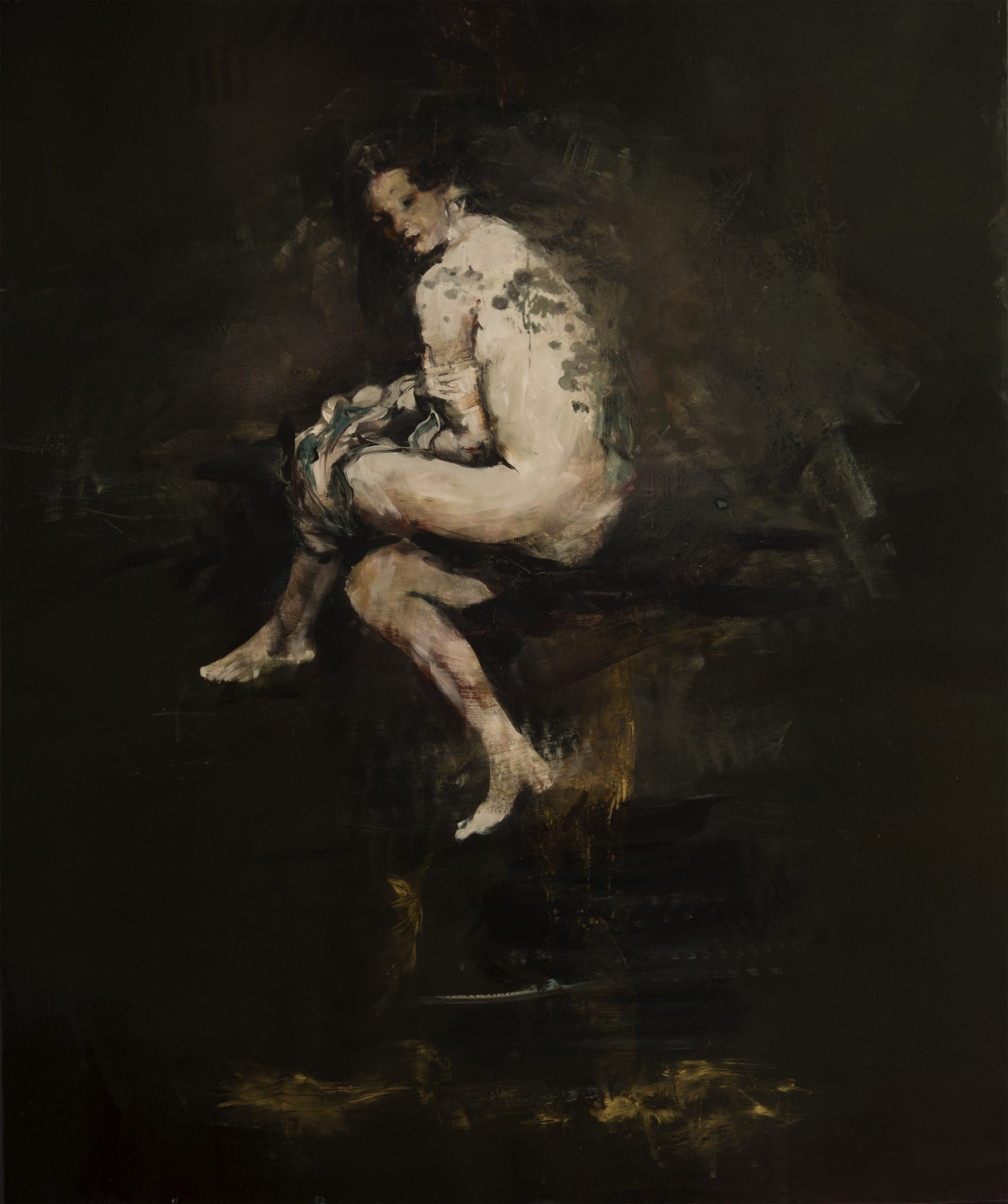 La ninfa compiaciuta. Omaggio a Manet copia