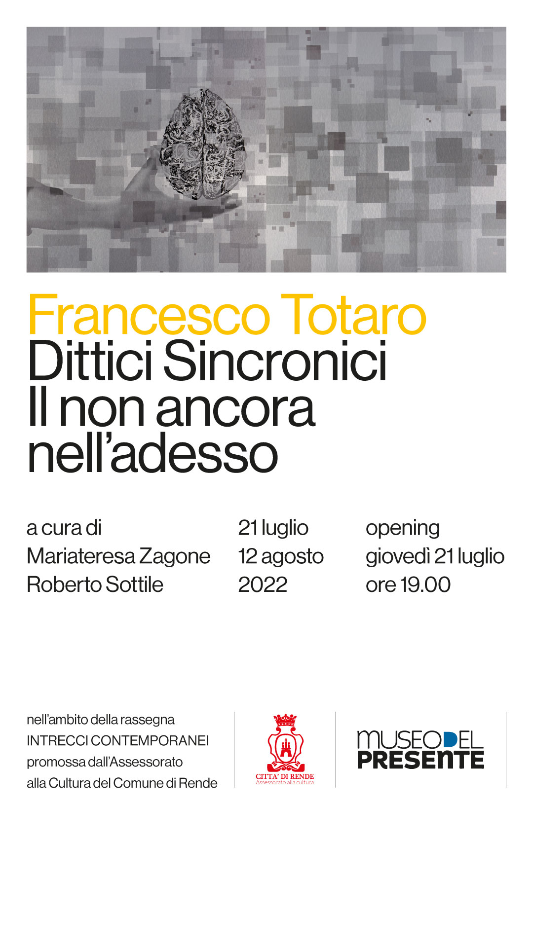 Locandina DITTICI SINCRONICI