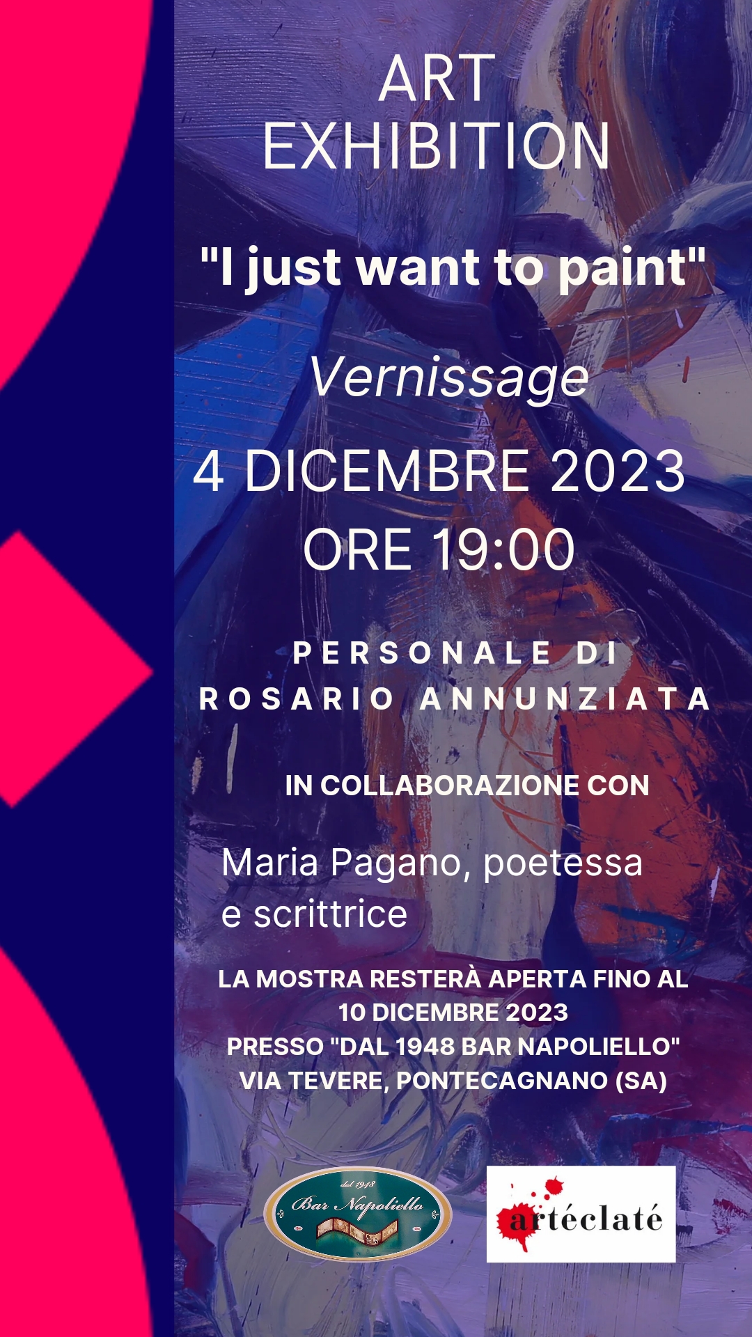 Locandina I just want to paint di Rosario Annunziata