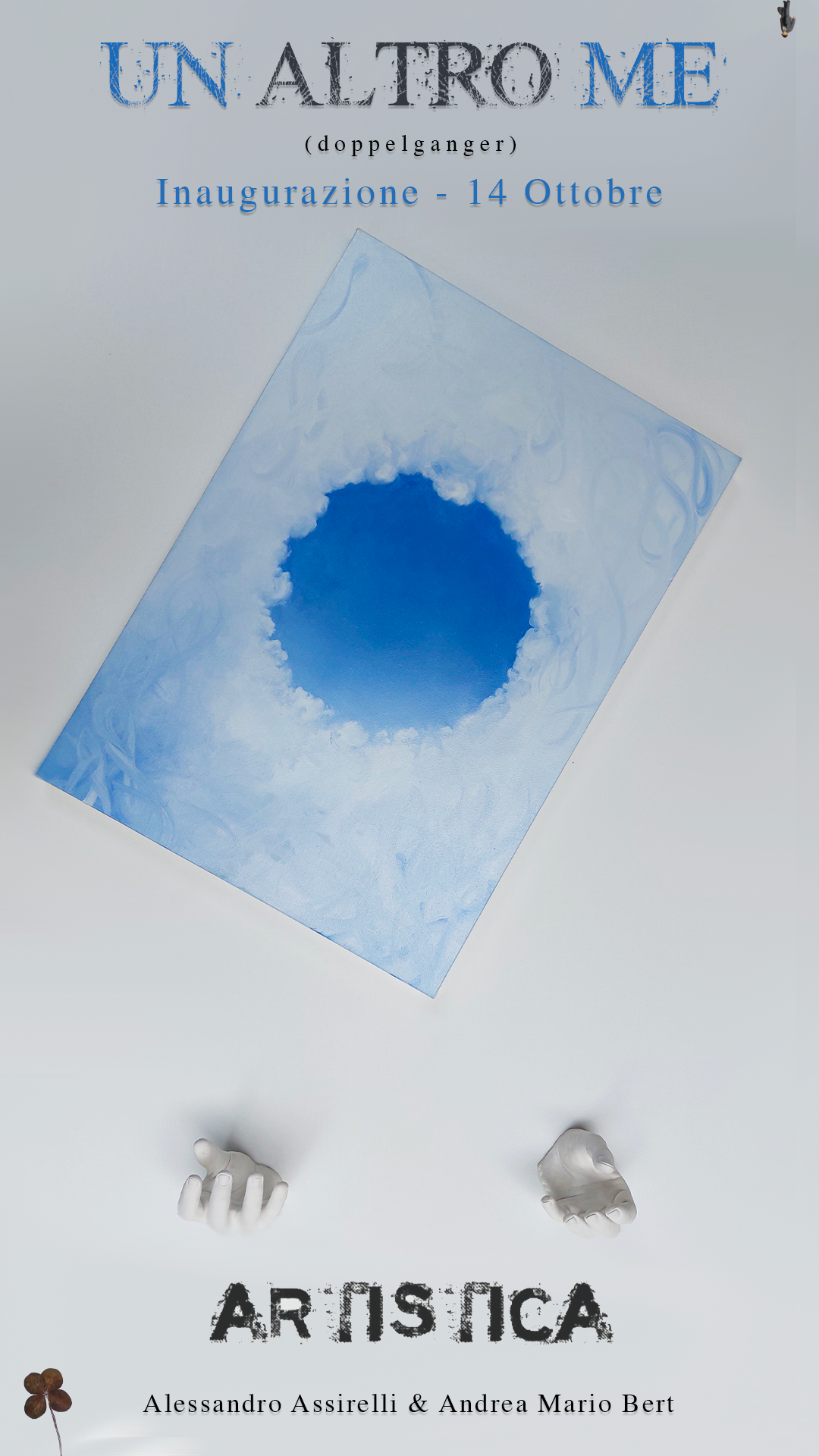 Locandina invito UN ALTRO ME - DOPPELGANGER