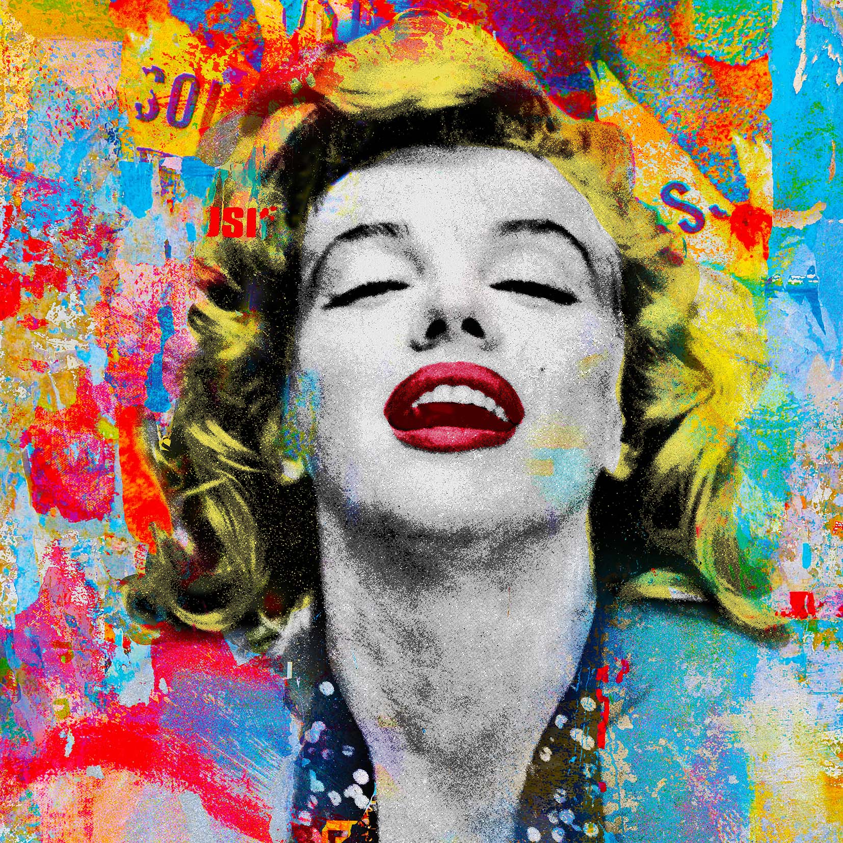 Marilyn sex tela 90x90 Giuliano Grittini