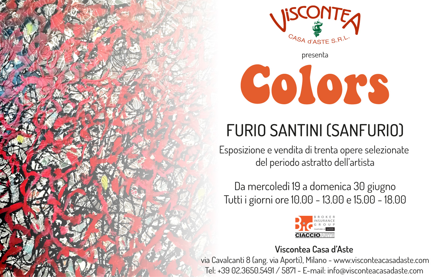 Mostra Colors - Furio Santini (Sanfurio) - Viscontea Casa d'Aste