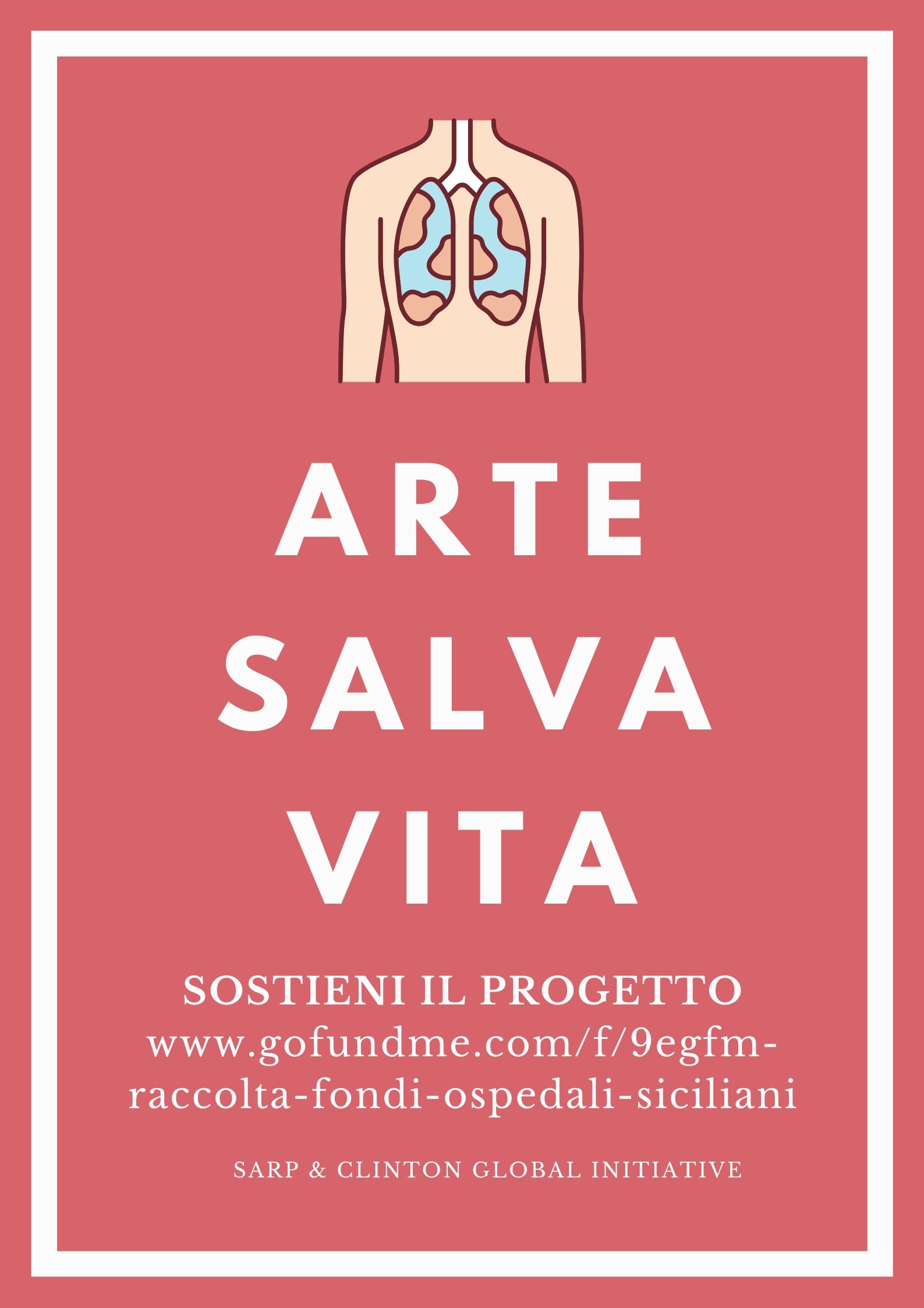 POSTER DELL'INIZIATIVA - ARTISTI UNITI PER LA SICILIA