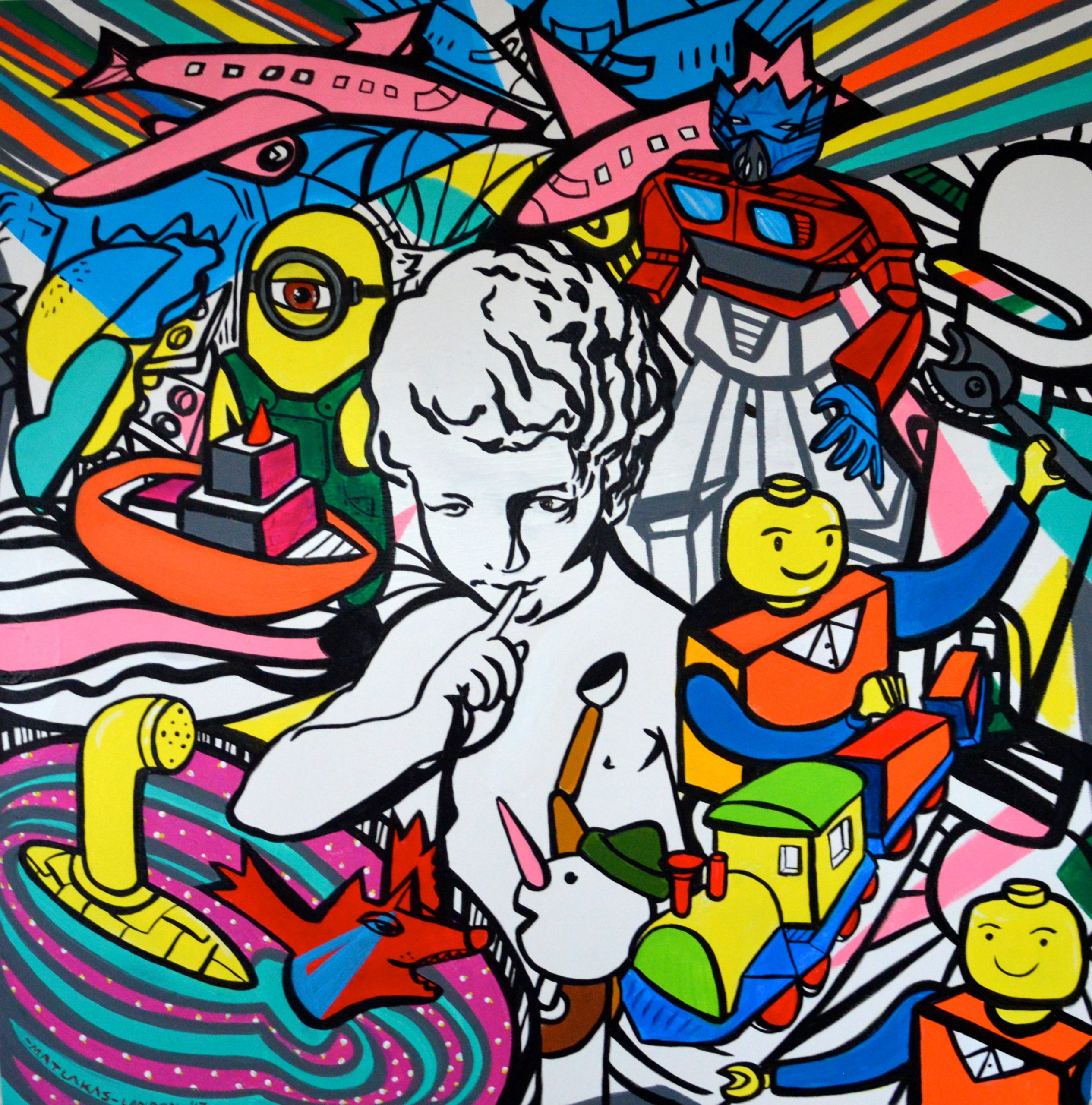 Riccardo Attanasio image # 3 2017 HeadInsideout 100x100cm oil on canvas.jpg