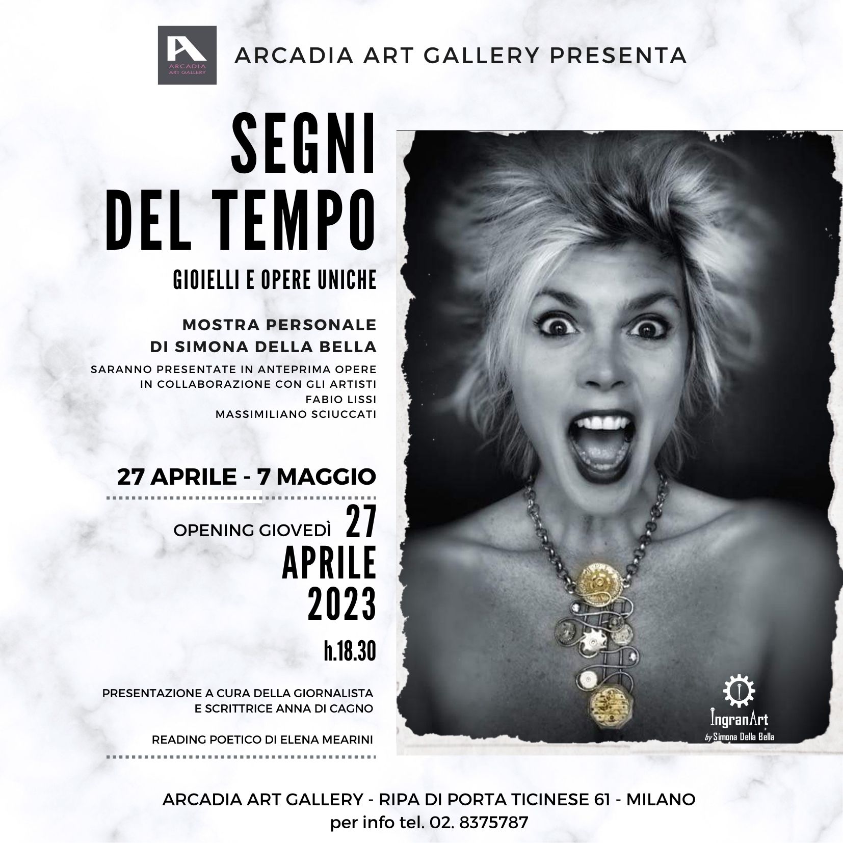 SIMONA DELLA BELLA - MOSTRA PERSONALE