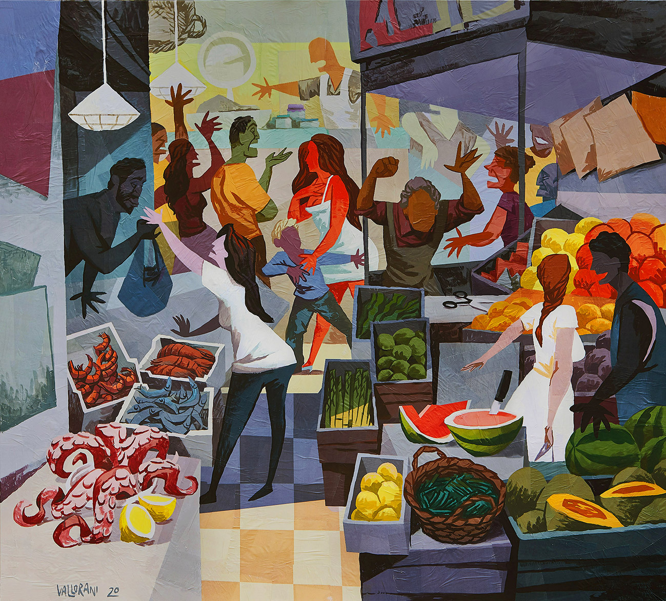 San Benedetto Market 200x180 cm