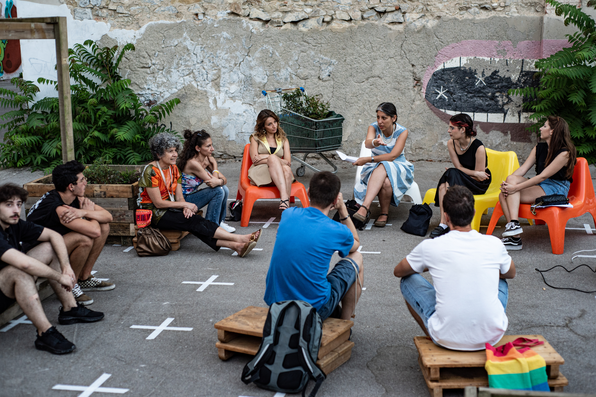 Silvia Bellotti, Viola Pierozzi, Stefania Rinaldi, Erica Romano durante un talk_Ph 1