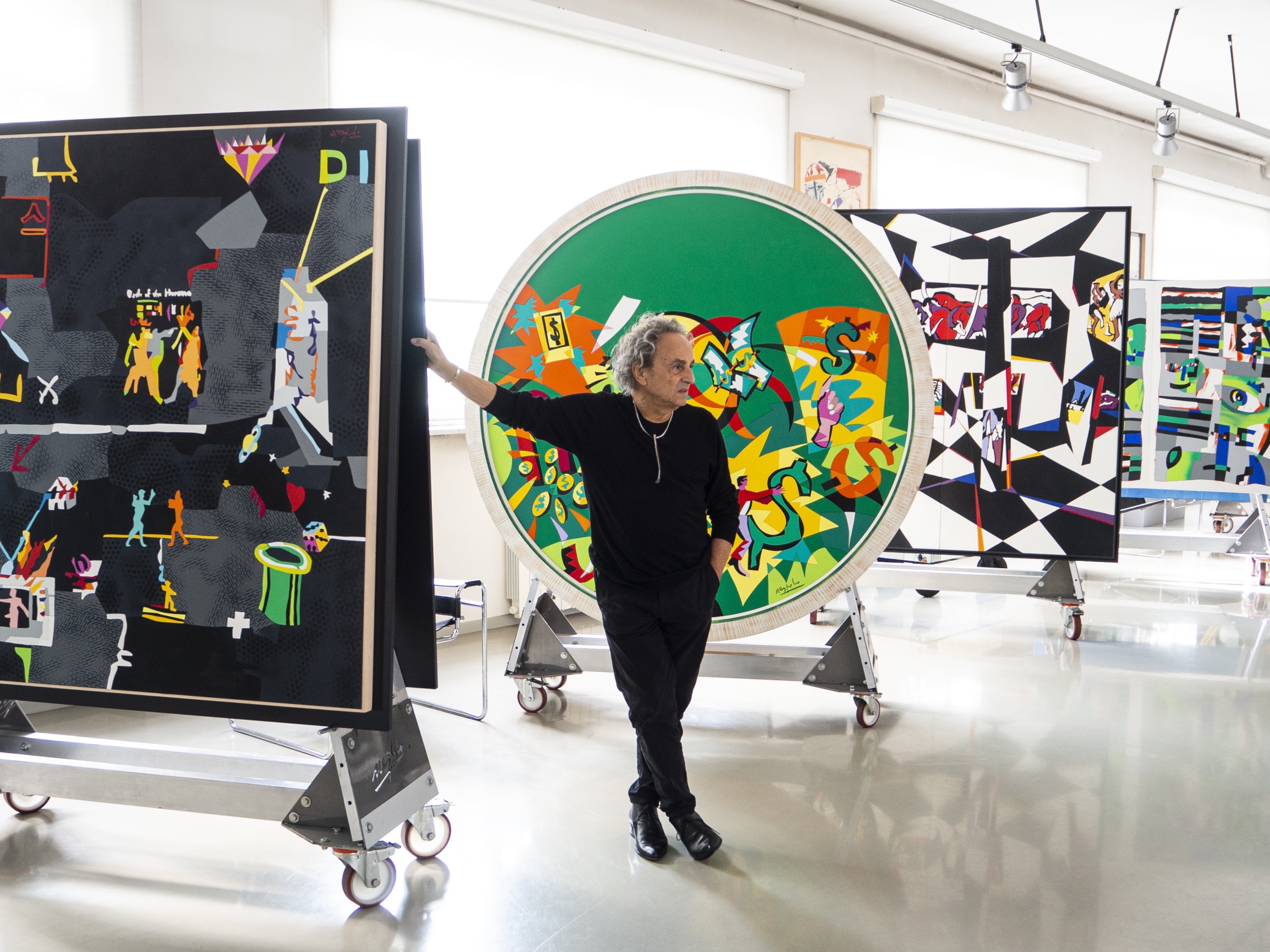 Ugo Nespolo ritratto 2020 by Violetta Nespolo