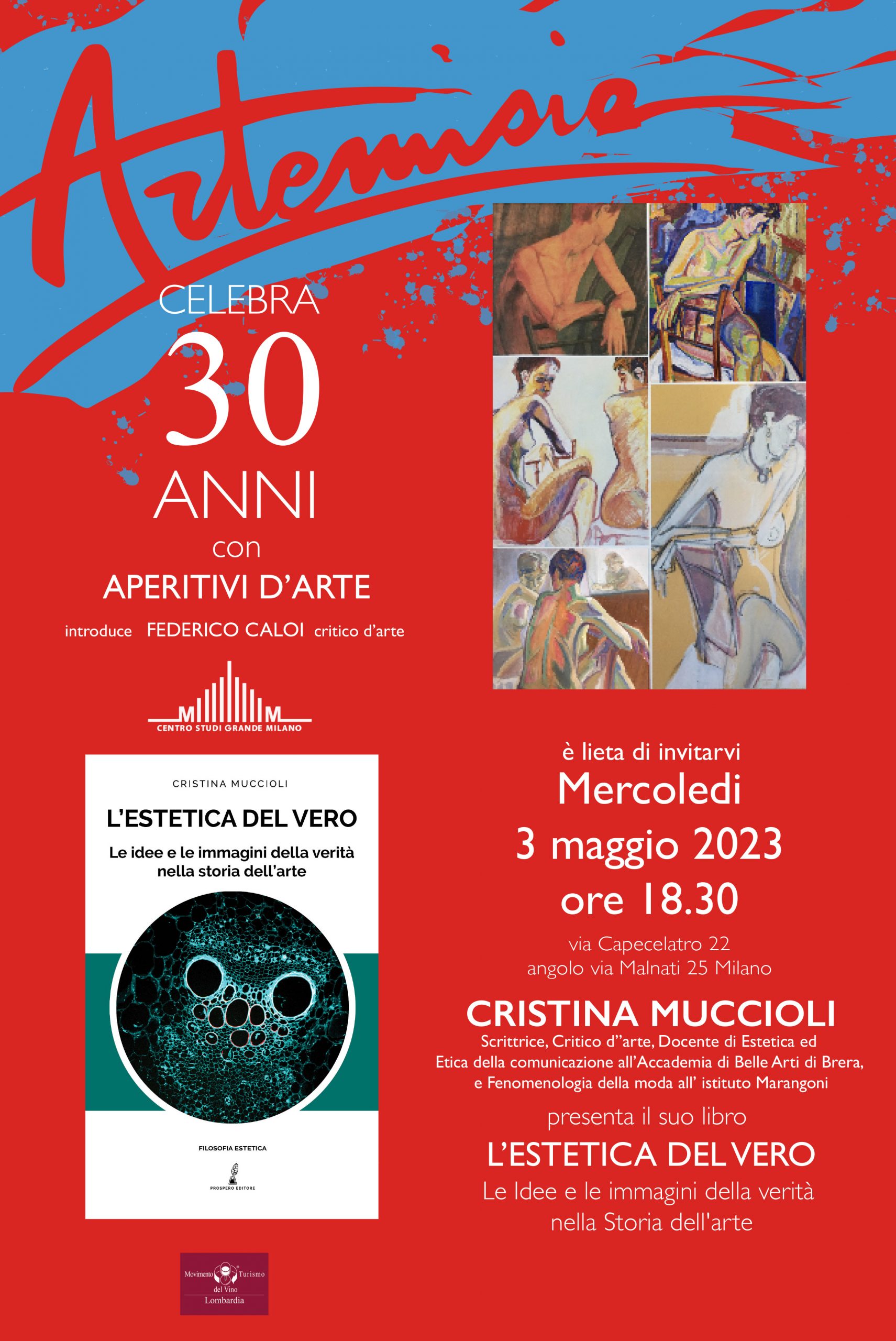 artemisia 30 anni aperitivi d'arte l'estetica del vero