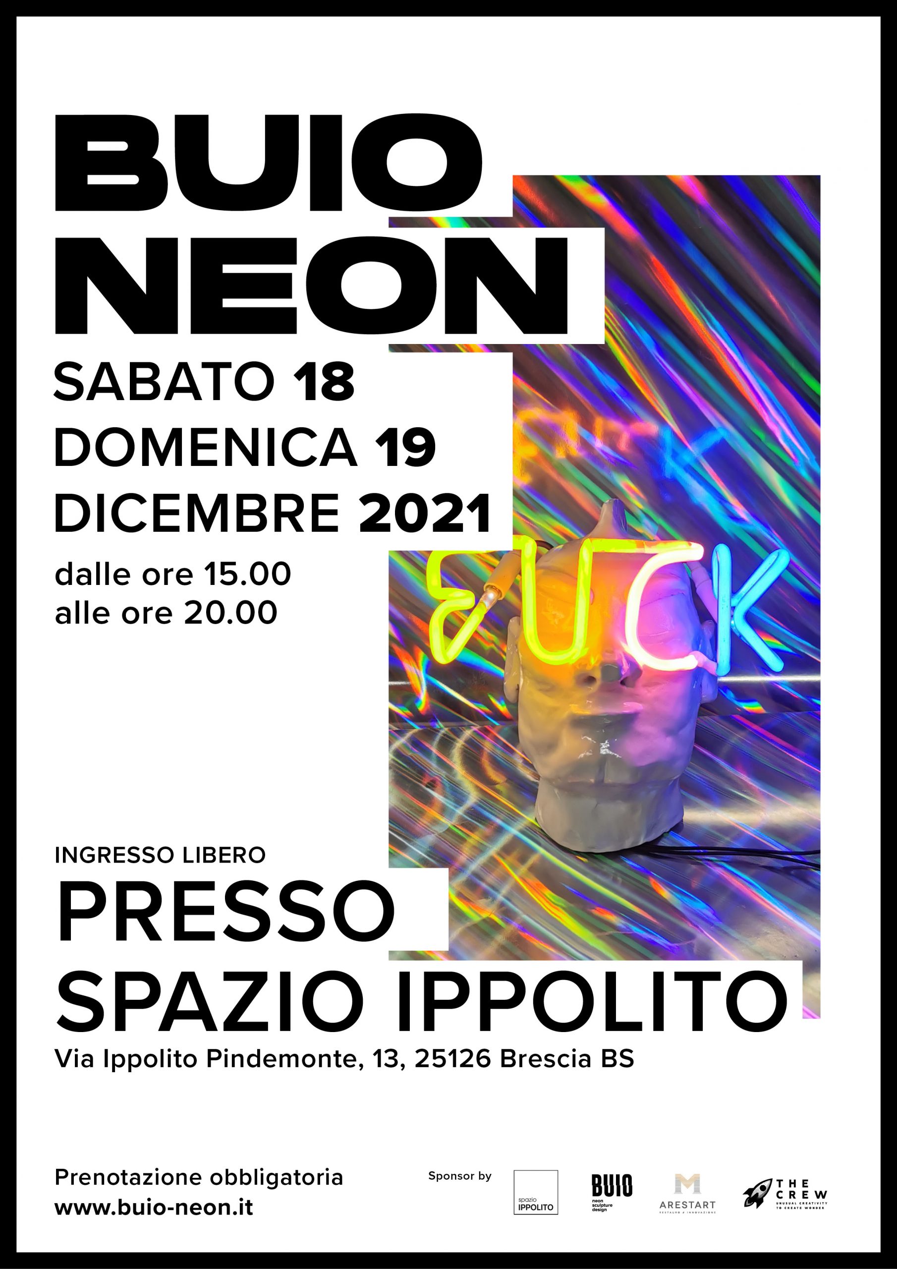 buio neon locandina