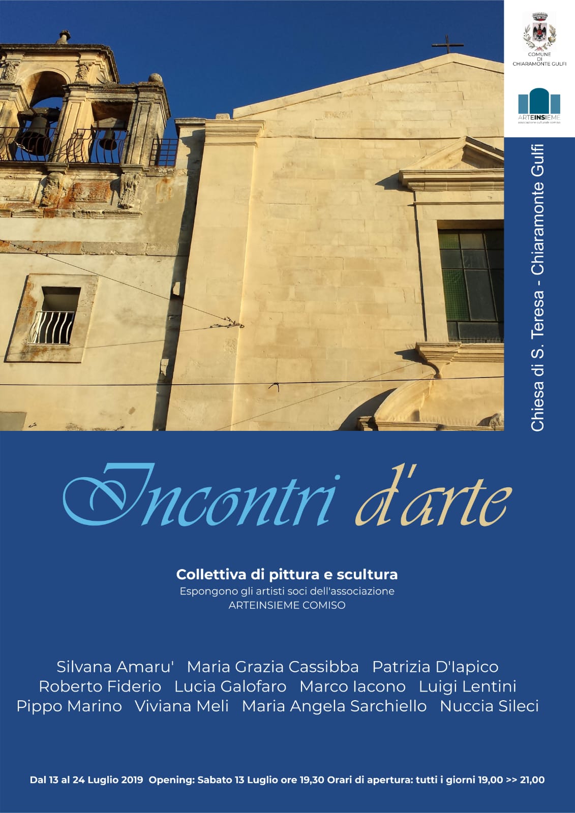 incontri d'arte locandina