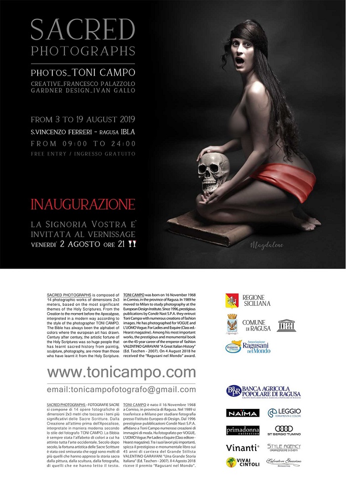 invito mostra toni campo - Ragusa Ibla