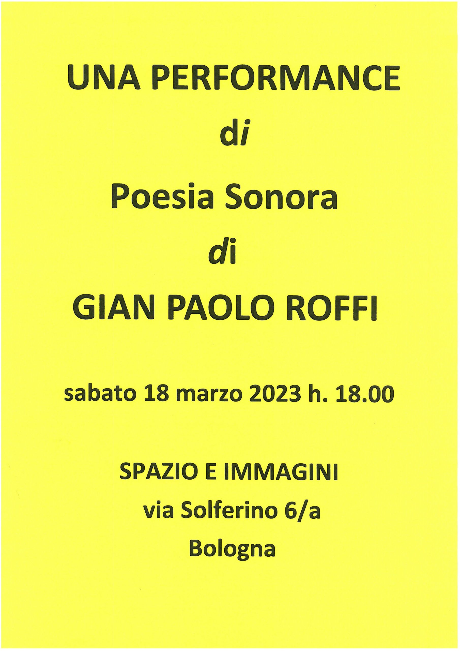 invito performance Roffi