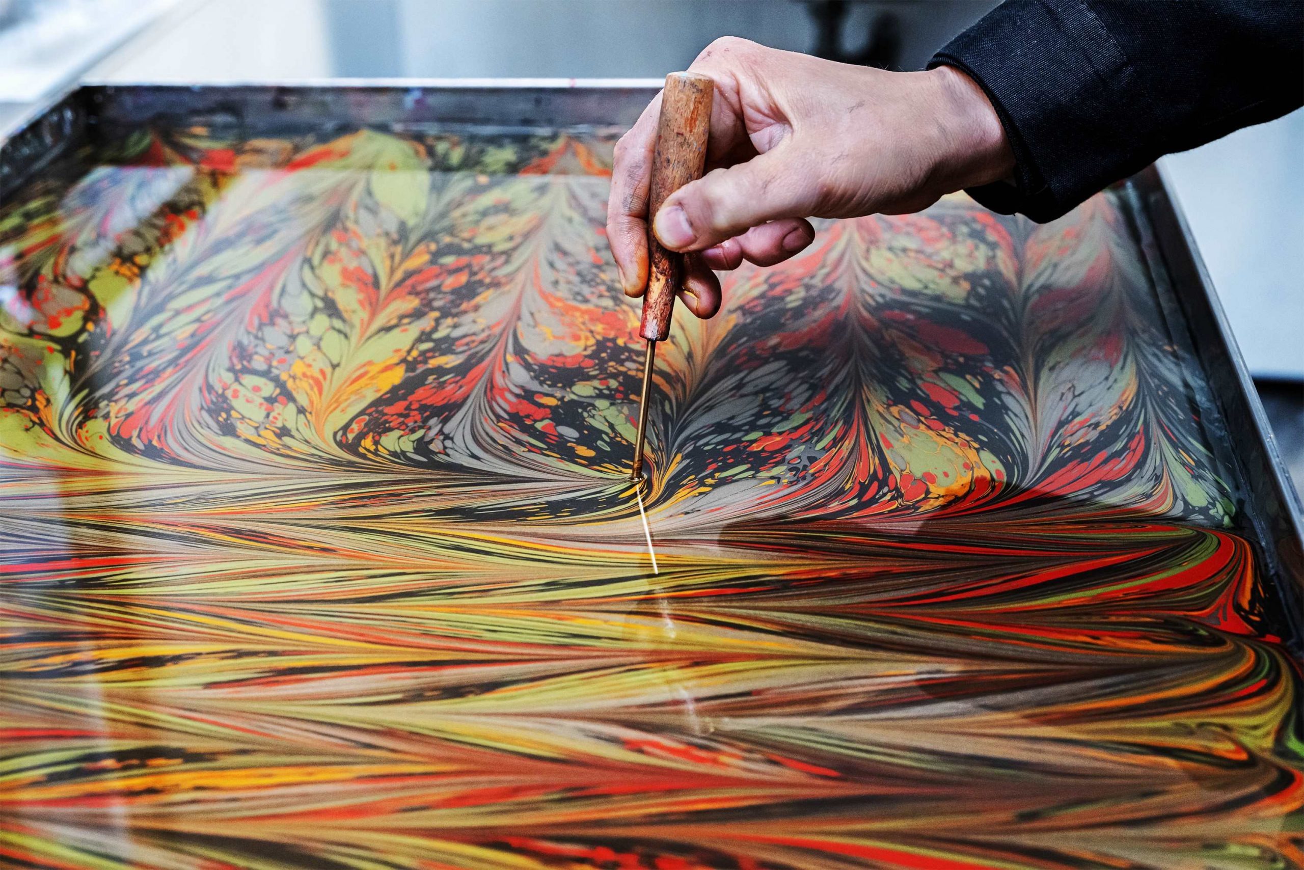 lavorazione marmorizzazione