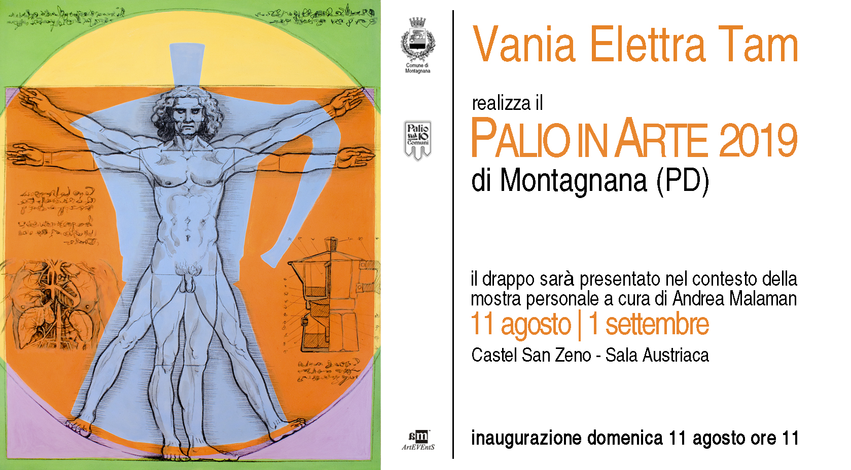 palio in arte - vania elettra tam - montagnana - 2019